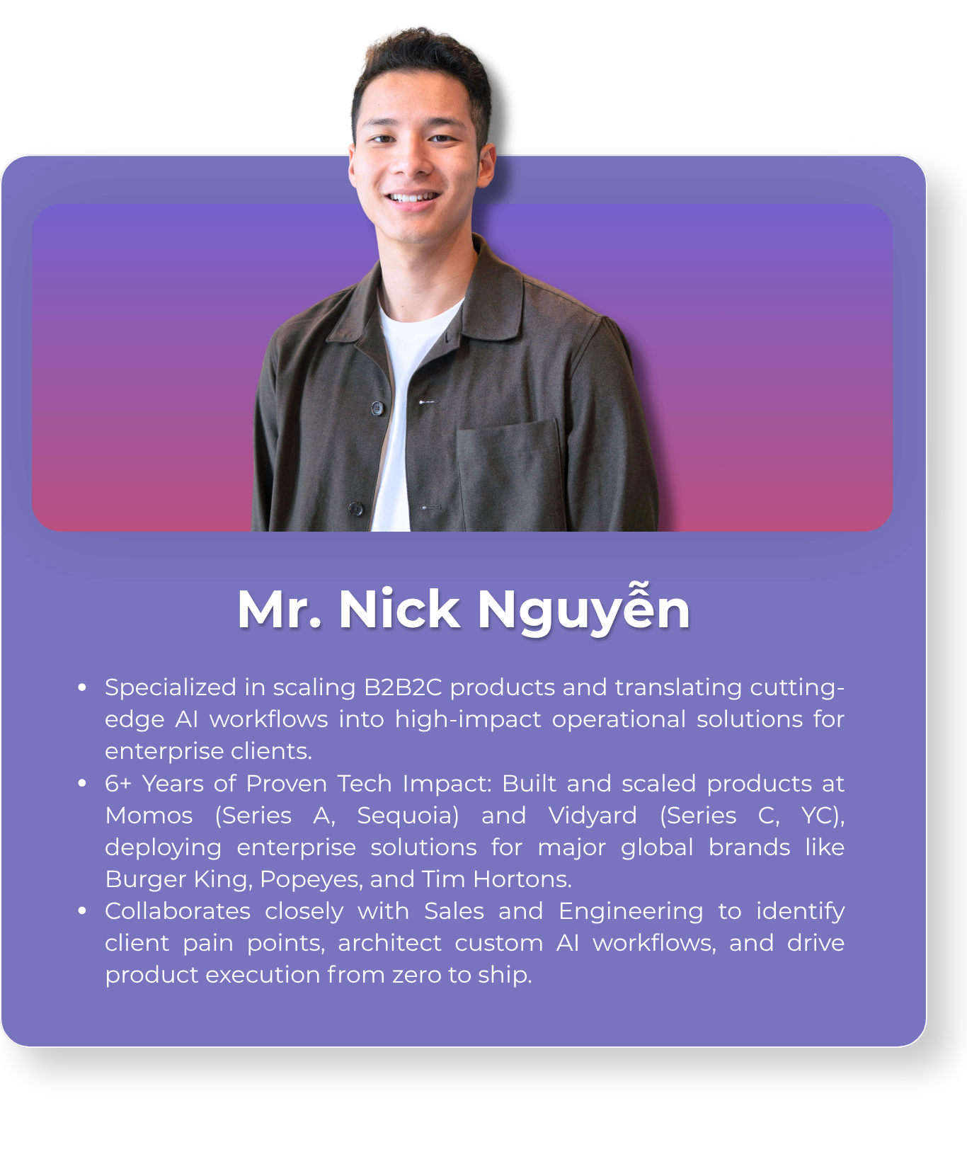 Mr. Nick Nguyễn - Board of Mentors